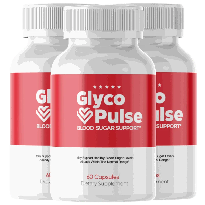 Glyco Pulse blood sugar support supplement bottles